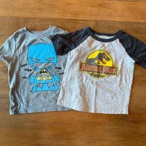 ⚡️3/$20 Set of T Shirts - 24mo - Batman Jurassic Dino